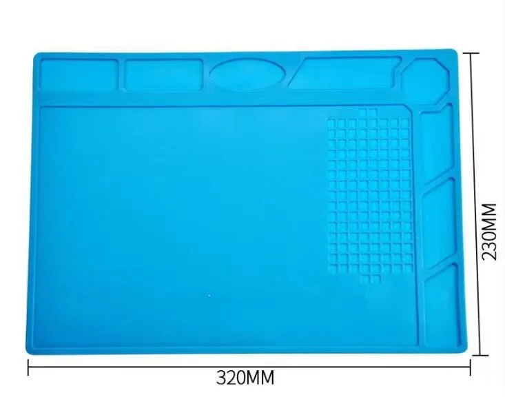 Desk Mat Maintenance Platform For Bga Magnetic Work Mat Soldering Silicone Mat For Mobile Phone Repair