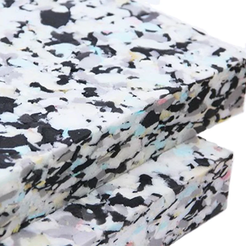 Very Cheap Bonded Foam Regeneration Sponge Pattern Flexible Polyurethane Renewable Foam Board Rebond Foam Sheet
