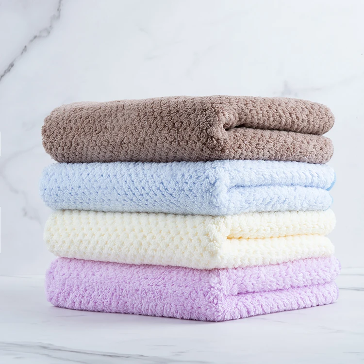 Набор мягких и абсорбирующих полотенец из микрофибры полотенце кораллового флиса для ванной комнаты Банные полотенца