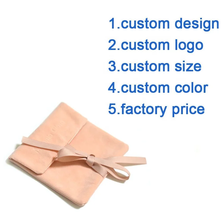 2019 low MOQ chamois small gift pouch fashion jewelry envelope pouch bag  SU-140