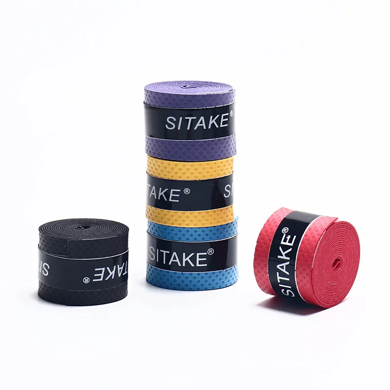 Теннисные и Бадминтонные Захваты Overgrip под заказ, Дешевые Высококачественные Полиуретановые захваты, ракетки, захватывающие пот, Нескользящие