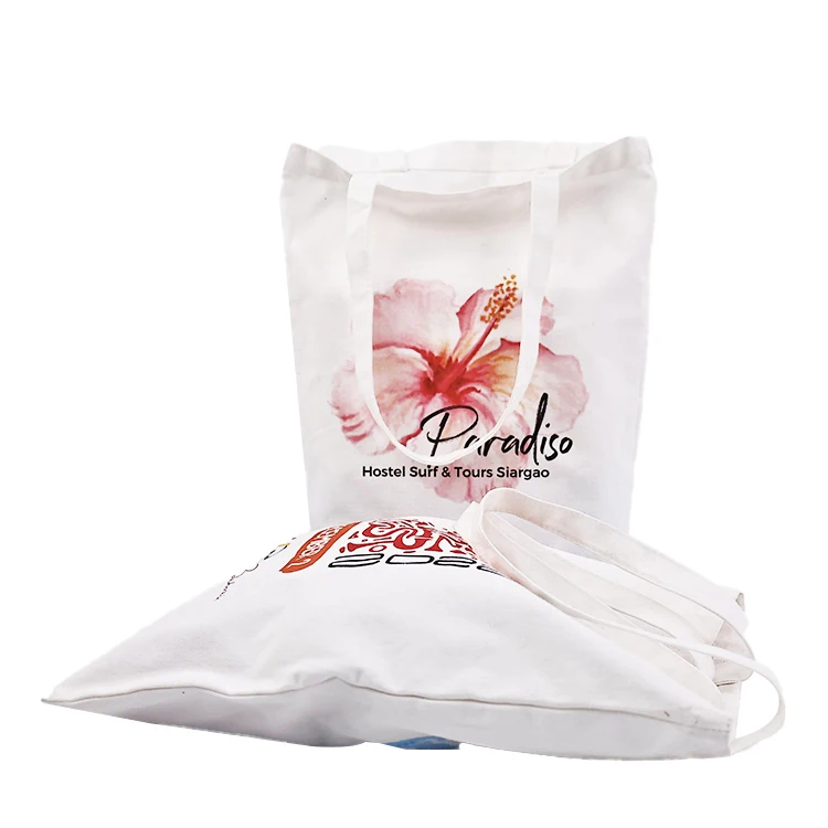 custom Size large canvas tote bag custom printed logo own design cotton hand bags with pocket and zipper