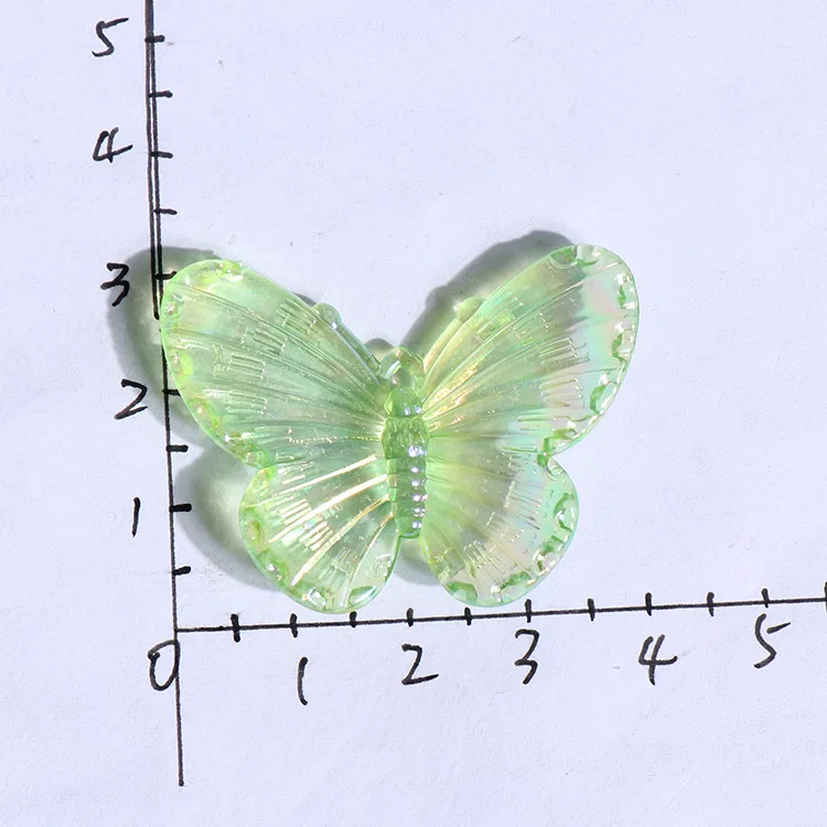 AB plating butterfly Stand Resin Molds Silicone Jewelry Resin Flatback Cabochon Accessories Accessories DIY