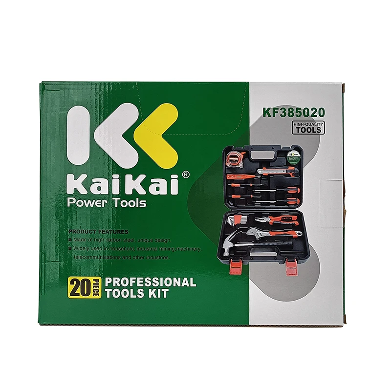 31-Piece Complete Multifunctional Household Tool Set Easy-to-Carry Combination Tool Box All Accessories Plastic Material OEM