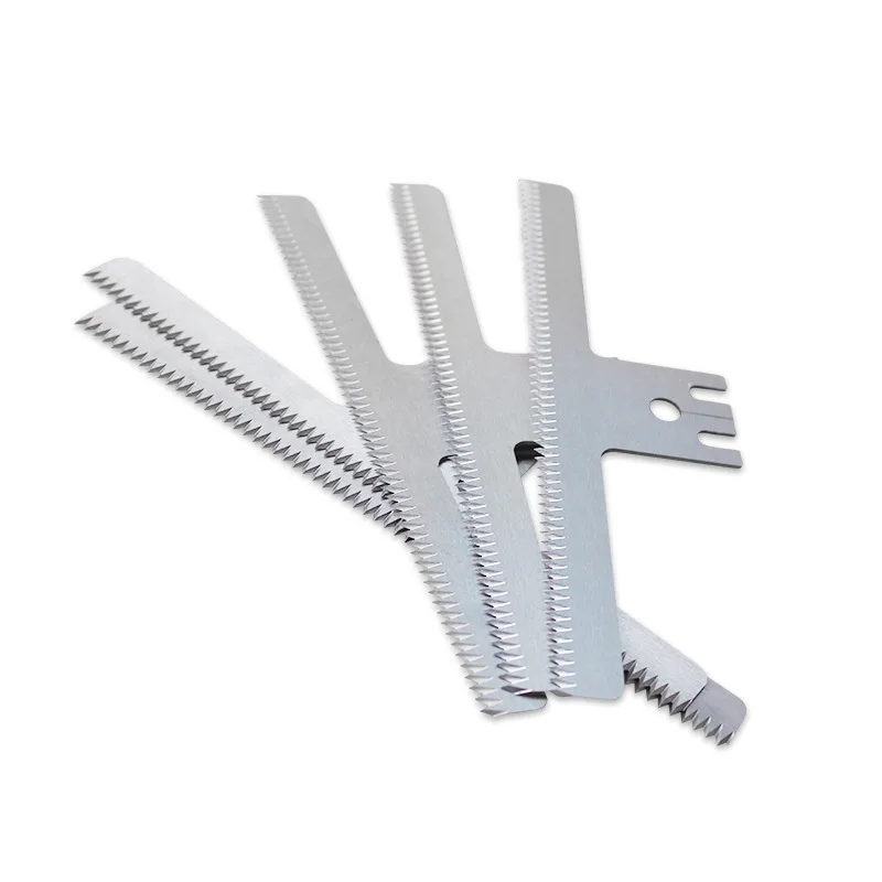 New Product Serrated Cutting Blade Food Packaging Plastic Film Cutting Serrated Knife