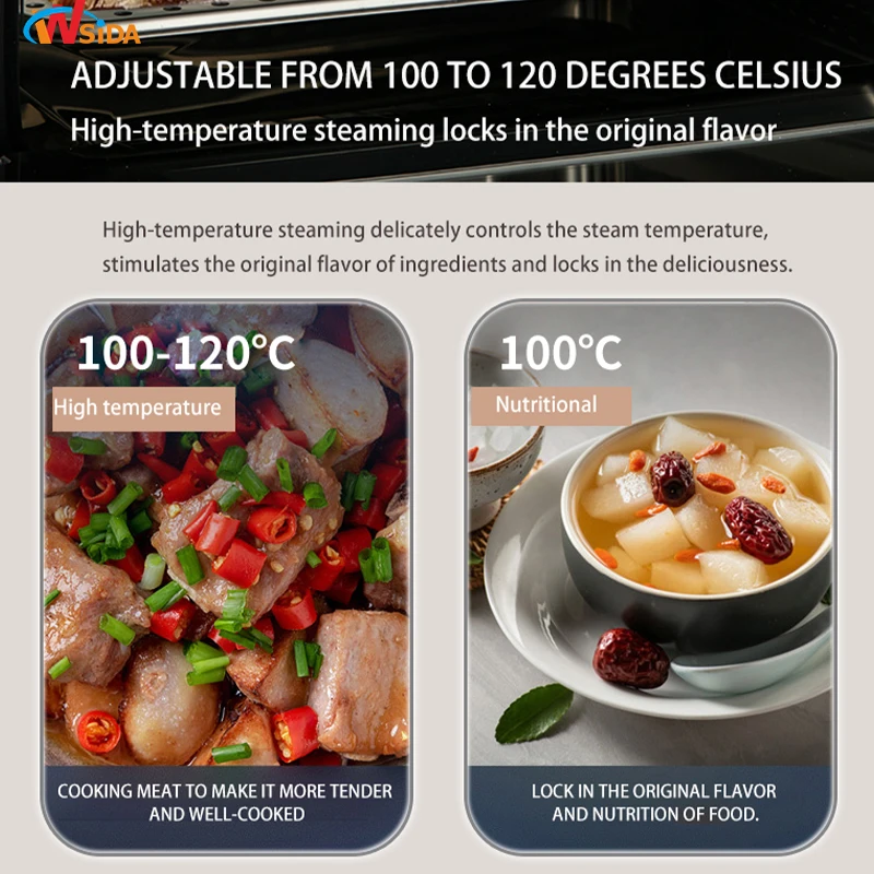 Wsida Commercial Oven Electric Premiumin Multifunctional Household National Electric Oven 22L Large Capacity Air Fryer Oven