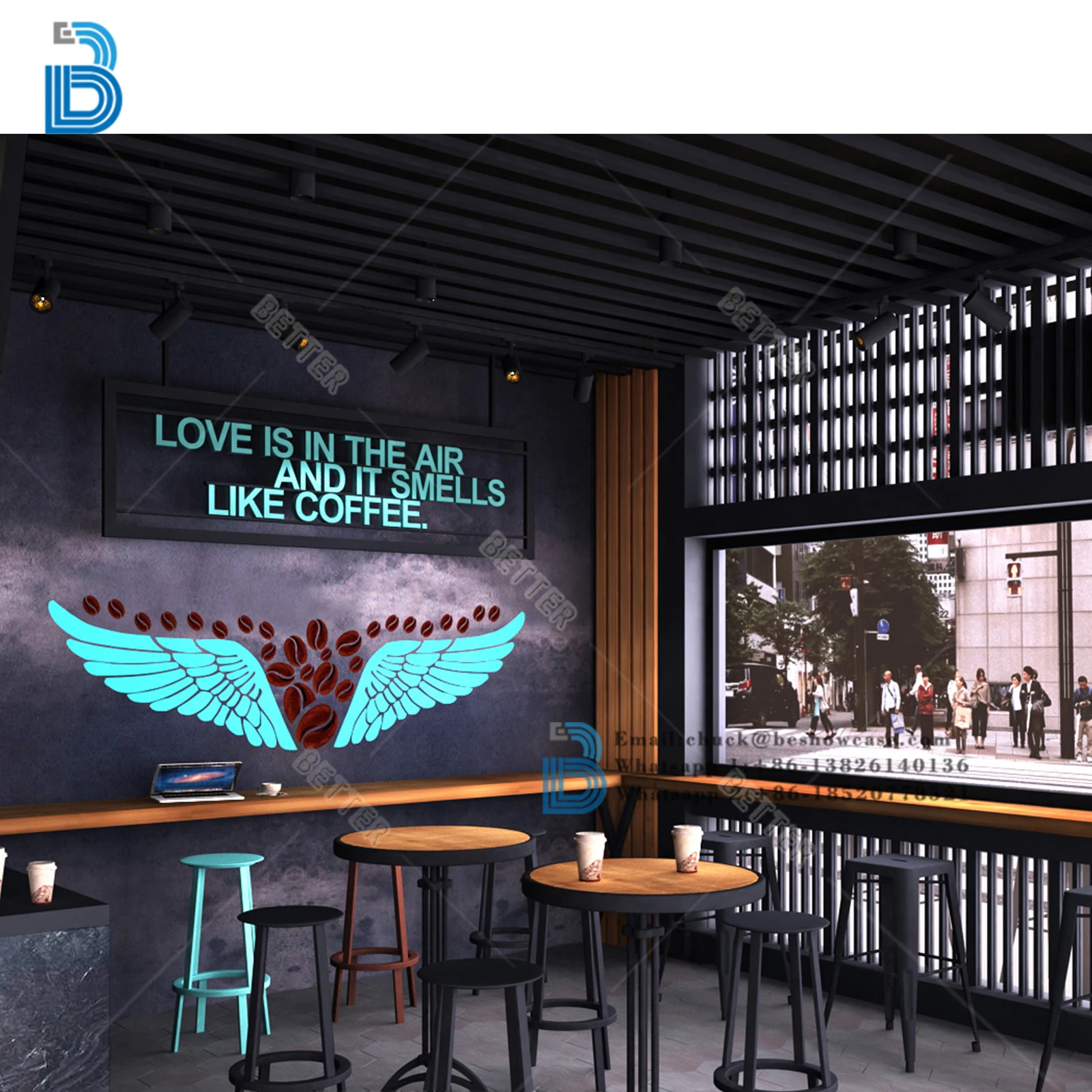 Small Cafe Shop Interior Fancy Design Brilliant Ideas New Exquisite Coffee Shop Wood Stores Fittings Decoration Layout