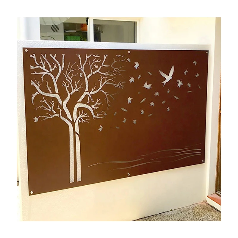 Factory Modern Design Decorative Metal Panel Cutting Screen Aluminum Screen Aluminum Wall Panel