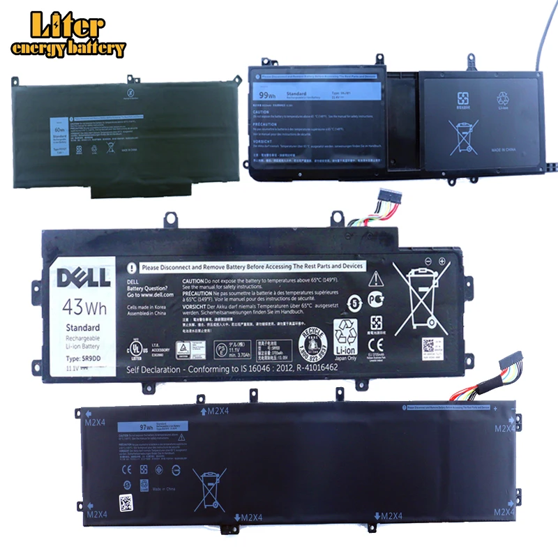 Custom Rechargeable Laptop Battery 11.4V 15.2V 7.6V 10.8V 9V 56Wh 92Wh 43Wh 74Wh li-po for laptop Replacement Battery