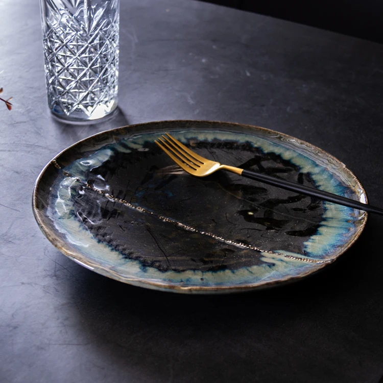 PITO OEM star hotel catering customized dinner plate high temperature porcelain manufacturer royal design dinner plates