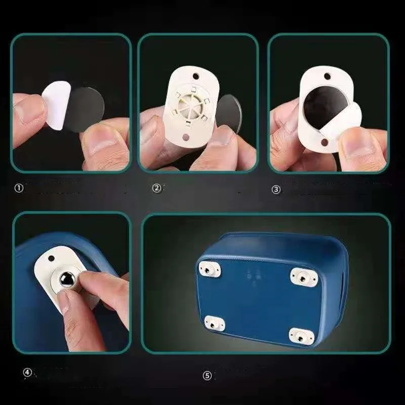 New Design  Bottom Adhesive 4 Universal Wheels To Move Plastic Storage Box Moving Universal Wheels