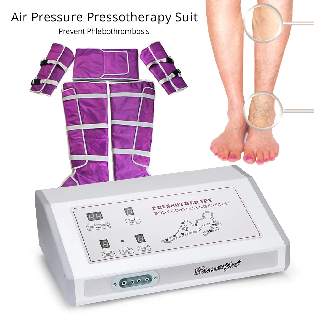 New Air Pressure Massage Therapy Lymphatic Drainage Slimming Beauty Machine Pressotherapy Body Slimming Machine
