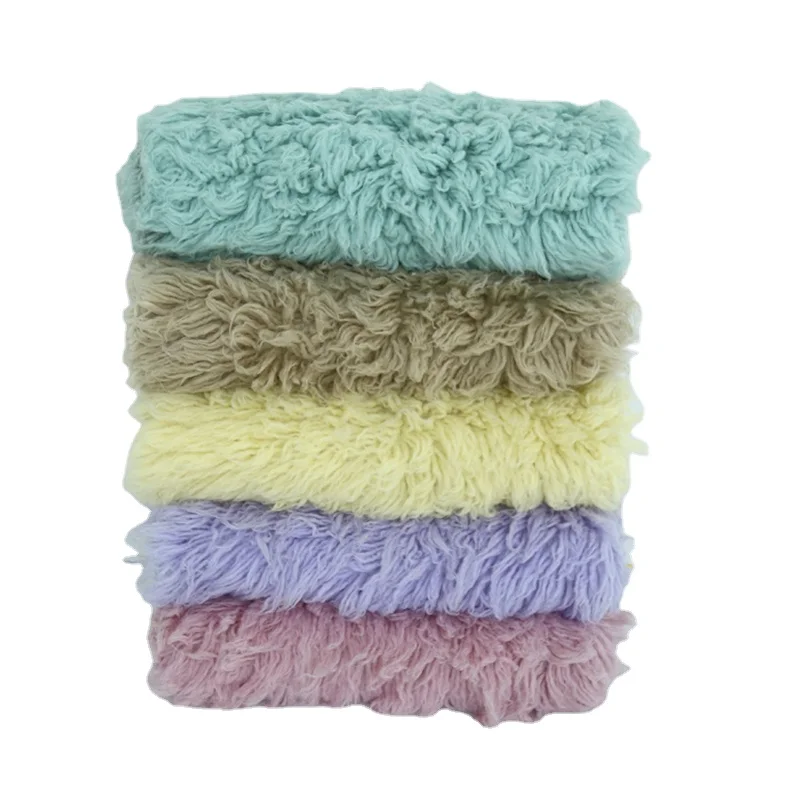 Curly Flokati Wool Blanket Greek Wool Rug Baby Flokati Fur Backdrop Posing Blanket For Newborn Photography Props On The Bean Bag