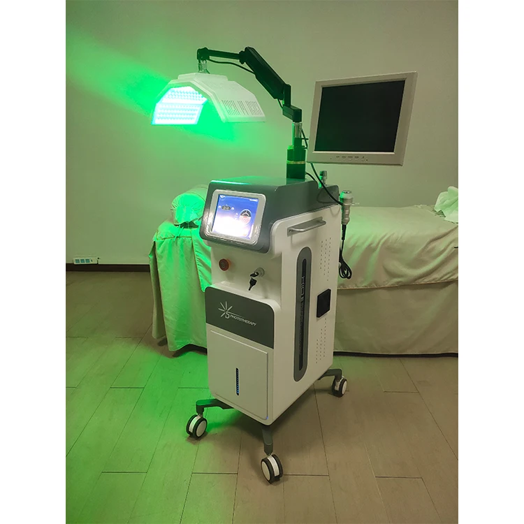Facial Lamp Red Light Infrared Therapy Led PDT Led Light Therapy microdermabrasion Oxygen PDT