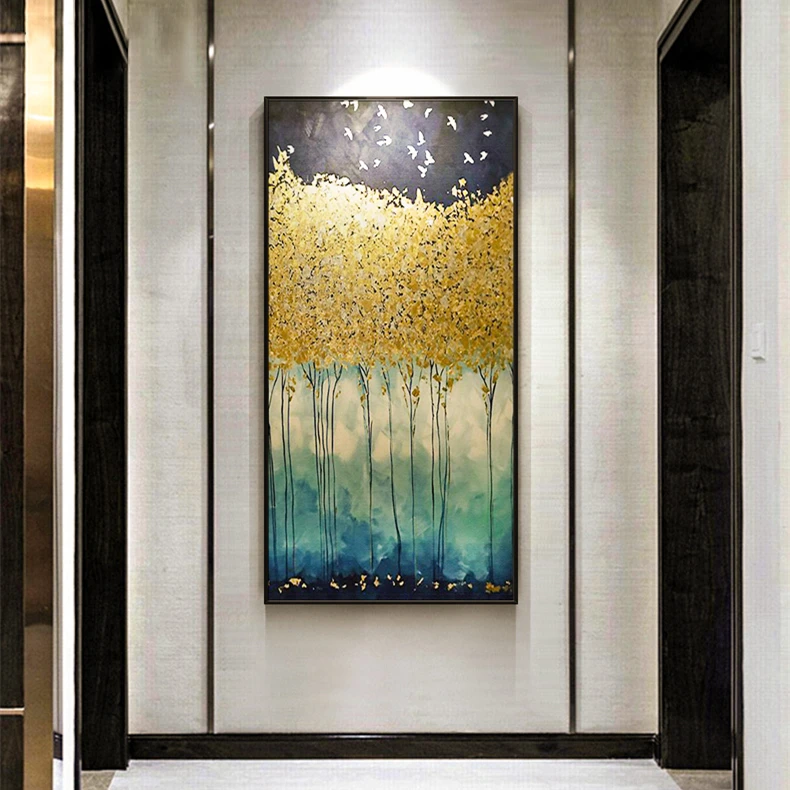 3D Texture Autumn Theme Painting Art Home/Hotel/Restaurant Wall Decor