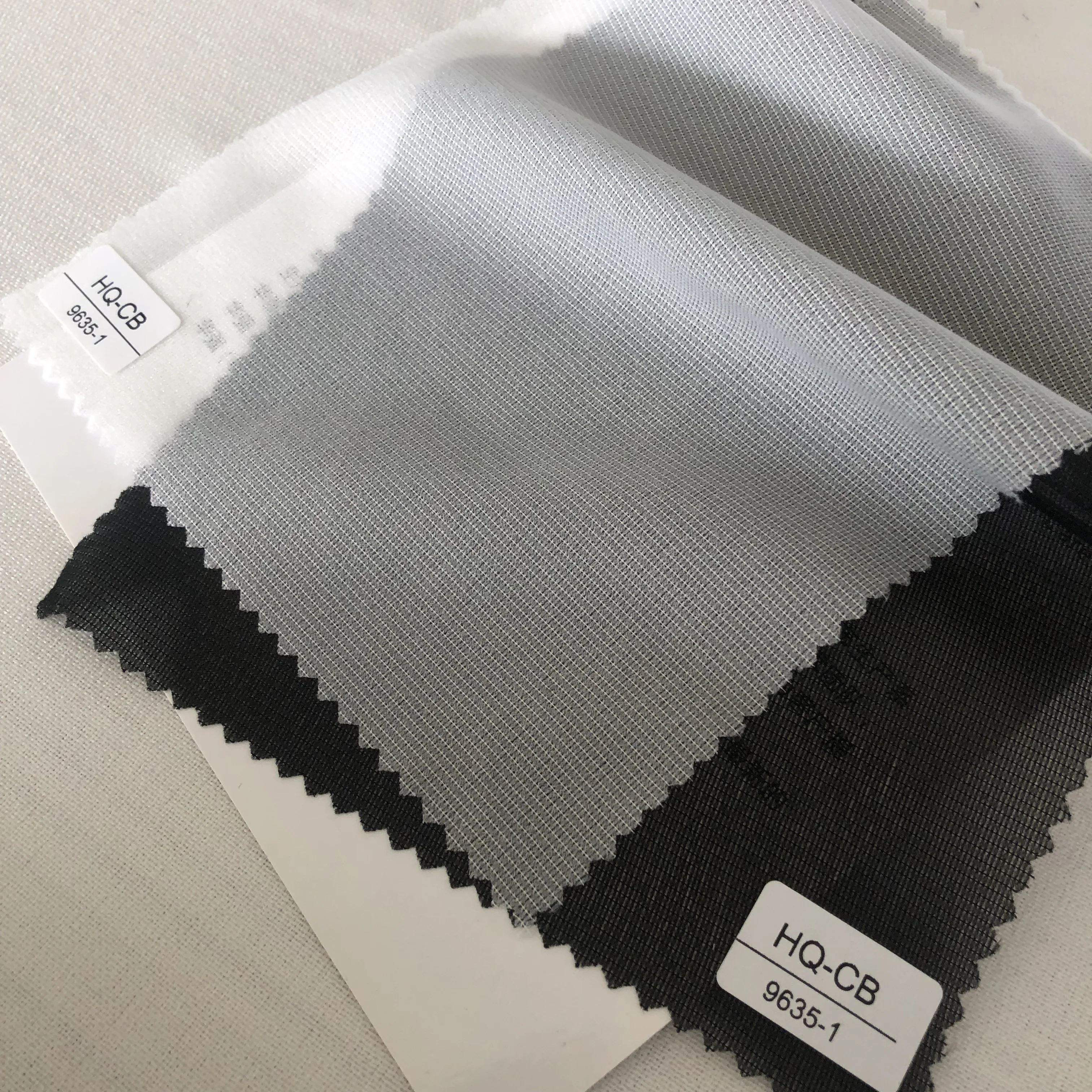 PA Coating tricot fabric for garment clothing warp knit interlining 9635