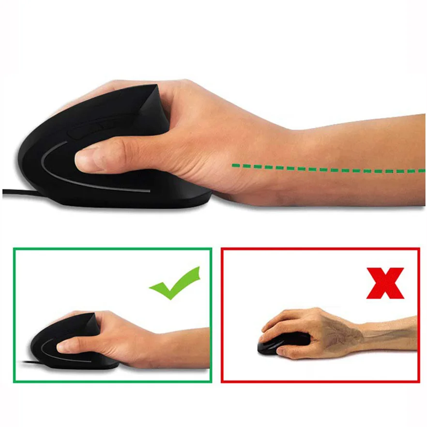 
Rechargeable Wireless Ergonomic Mouse Vertical Mouse Computer Laptop 2.4G Wireless Rechargeable Ergonomic Wireless Mouse 