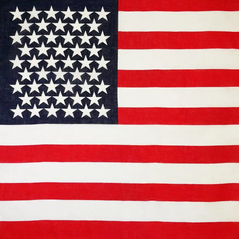 Tanpopo Popular American Flag USA Square Dog Bandana Bibs Scarf Patriotic Cats Kerchief for Small Large Pets Cotton Towel