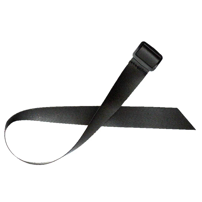 Promotional custom printed logo strong multi function packing luggage tie band with adjustable plastic buckle