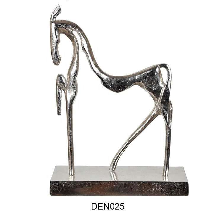 Home Accessories Product Cast Iron Metal Horse Statue Sculpture Decor for Sale