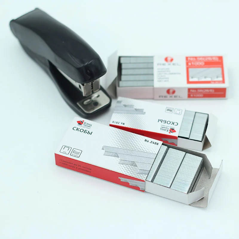 Professional manufacturer of huge quantities 24/6 galvanized staples for Office