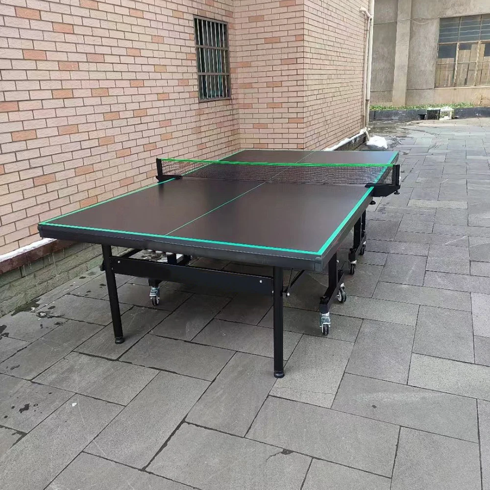 High Quality Indoor 15Mm Mdf Table Tennis Table With Wheels For School And Club