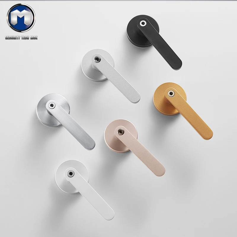 MOK Front door hardware and outside door handle with lock