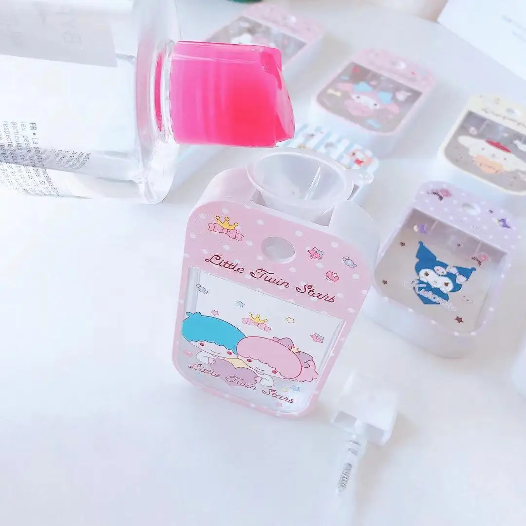 Cartoon Kuromi Spray Empty Bottle cute girl Melody perfume spray bottle Cinnamoroll Wash hands sanitizer bottle
