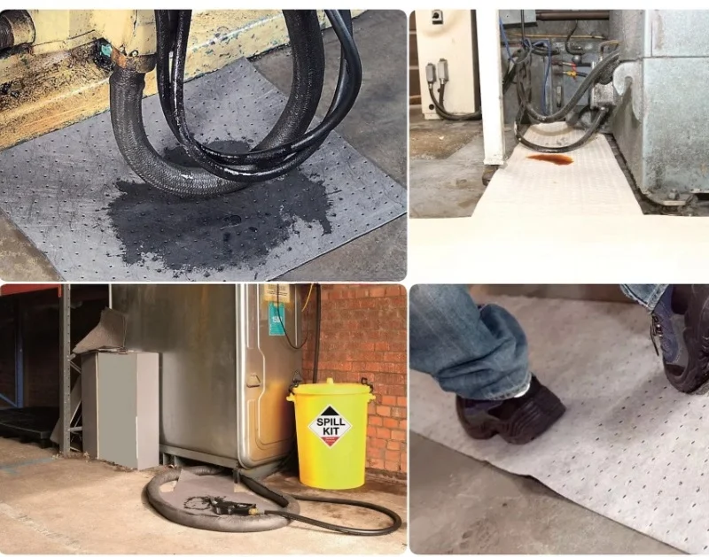 oil  Absorbent  sock chemical absorbing boom spill absorption  line pads sheets suction liquid sock pillow