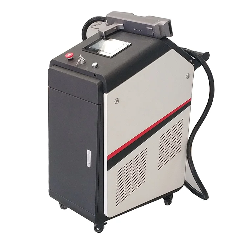 Factory price 200W portable fiber laser cleaning machine for rust removal and metal surface cleaning carbon lamp can be customiz