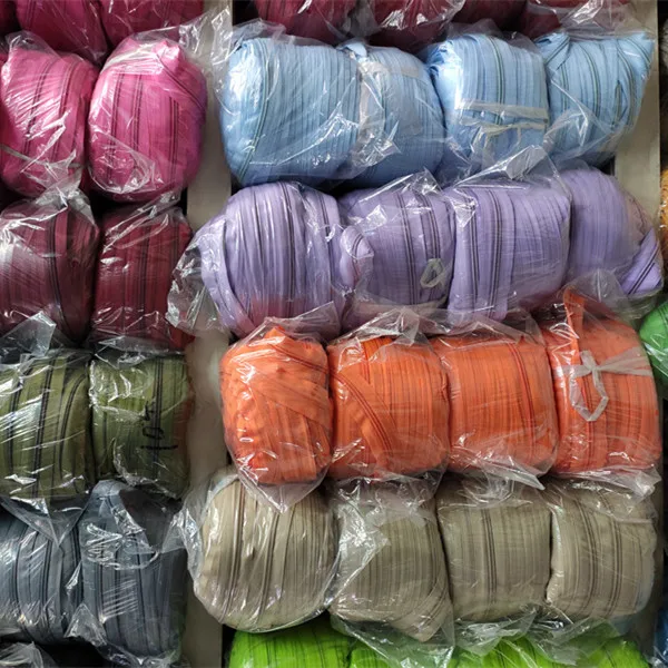 new arrival #3 #5 zips for bag garment sale nylon zipper long chain nylon coil zipper
