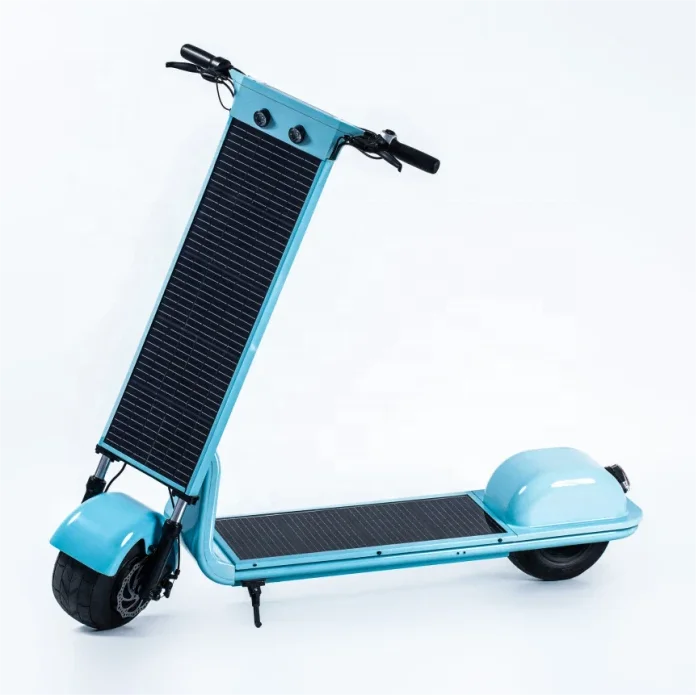 2 Wheels 350W 36V Speed 25km/H Fat Tire Electric Solar Scooter Citycoco Scooter Moped E-bike