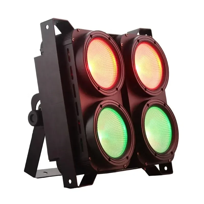 Новое поступление DMX Rgbw 4x100 Вт 4 глаза светодиодная лампа Cob Blinder для свадебной вечеринки Dicso