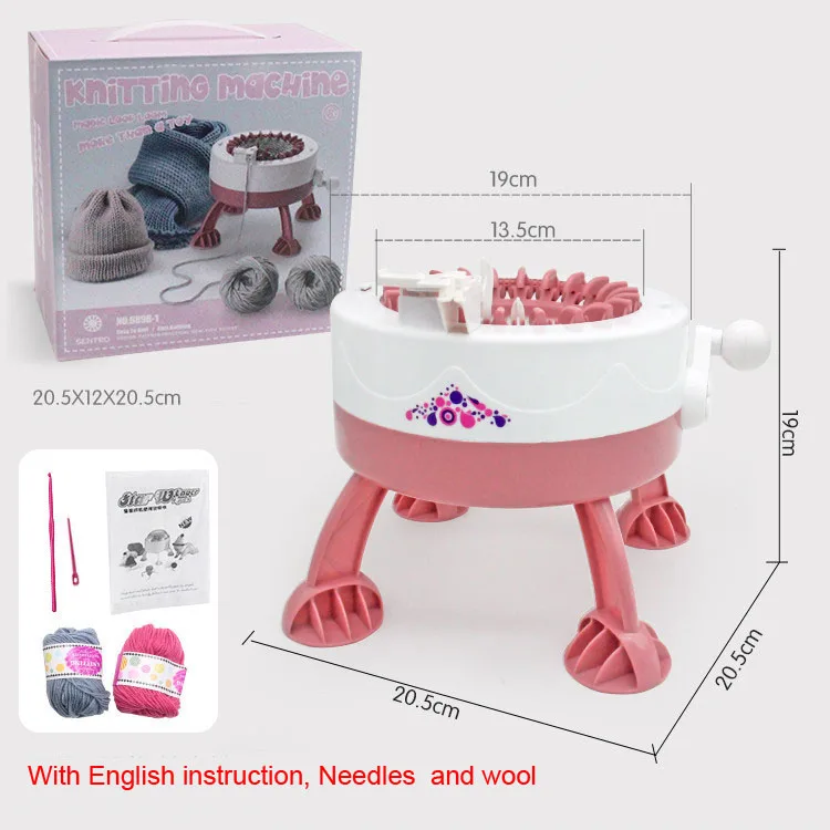 Hot Selling Small Diy Sweater Circular Knitting Machine 22 Needles Star Cylindrical Wool Knitting Machine
