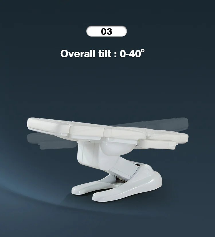 CE Certificate Electric 4 Motor Beauty Supply Salon Furniture Beauty Bed Facial Bed