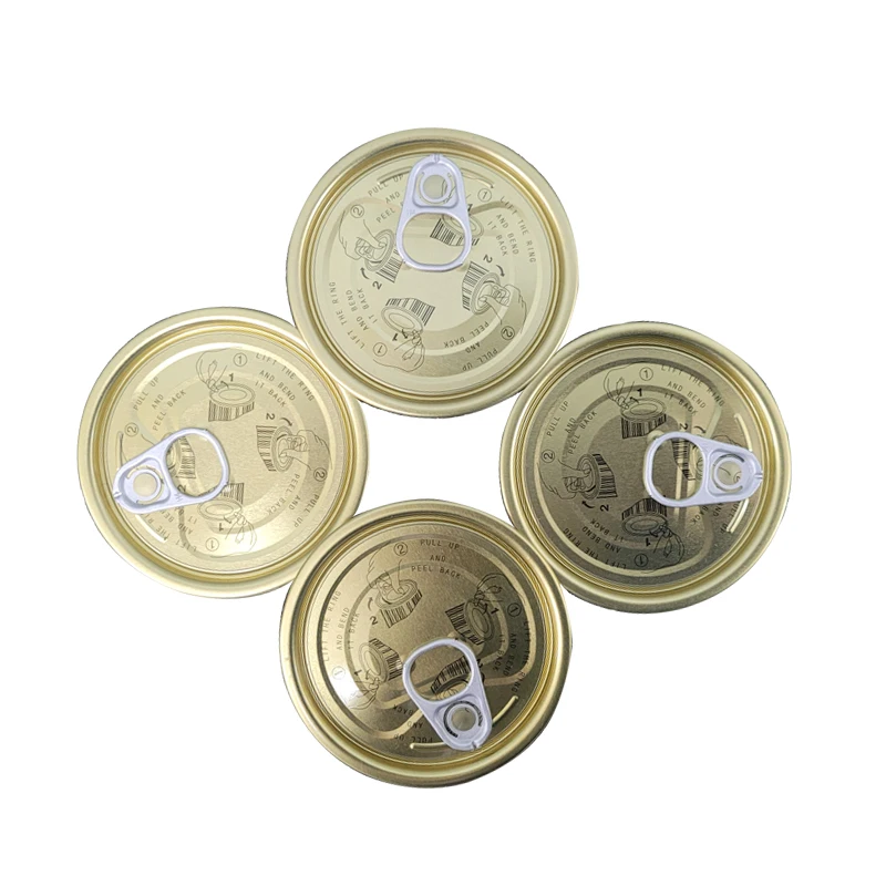 83mm Full Aperture Eoe Cover Tinplate  Lids for Dry Food Packaging Milk Powder