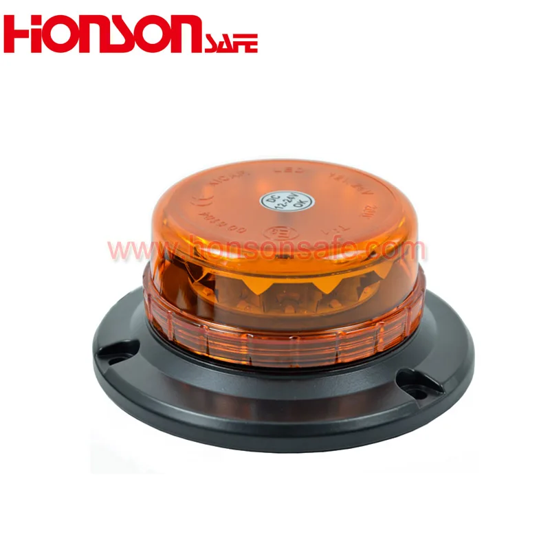 3W good quality standard DIN A pole mounting magnet warning flashing strobe LED short lens beacon HTL881