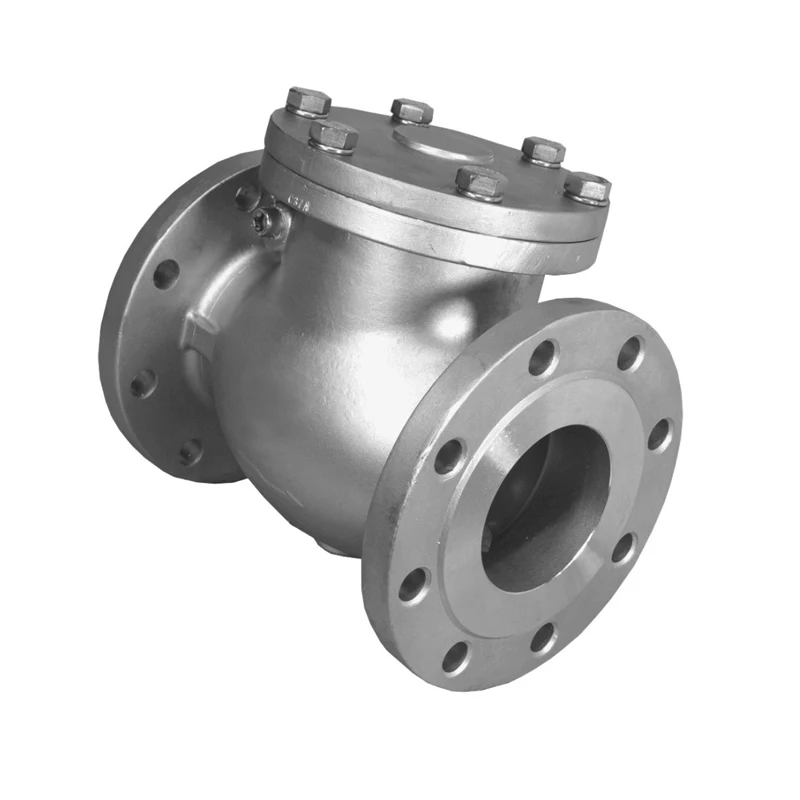 PN16 DN150 4 Inch SS Duper Duplex Steel Swing Type Check Valve for Fuel Oil