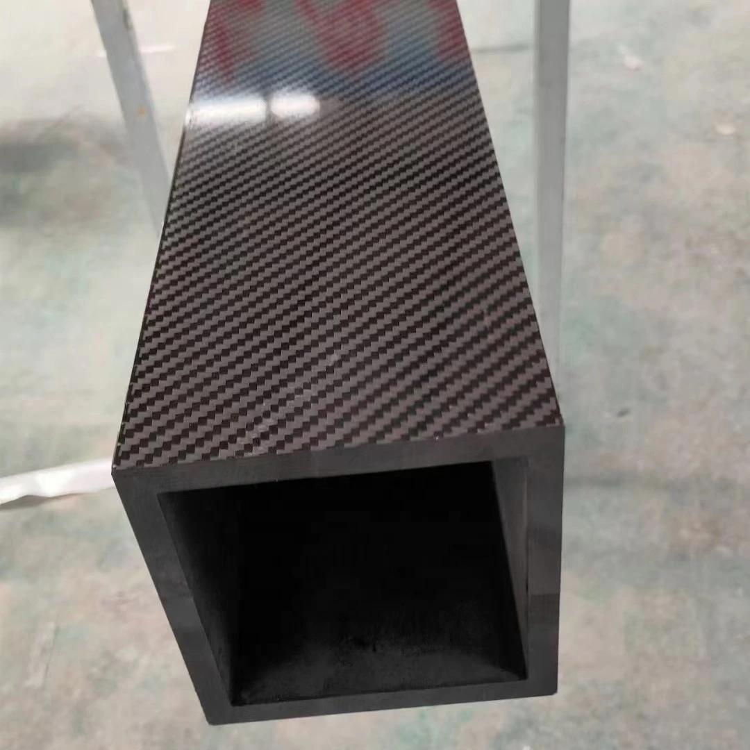 Square Carbon Fiber Tube, Customized Size Large Carbon Fiber Square Tube