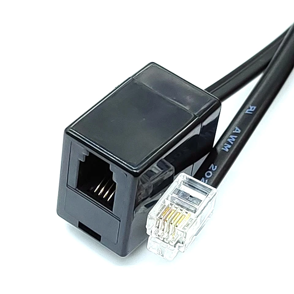 Hot selling product 4p4c male to female cable rj9 / rj22 earphone adapter cable rj9 cable