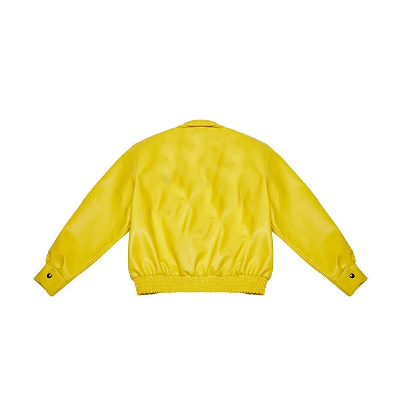 2023 New Popular Custom Short Style Elegant Ladies Factory Wholesale Women Cropped 100% Genuine casaco Chaqueta leather jacket