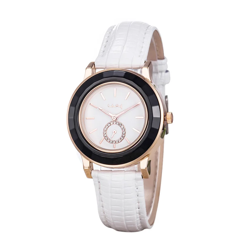 Raymons WY-023 manufacturers quality 3atm waterproof women luxury automatic leather strap quartz watch