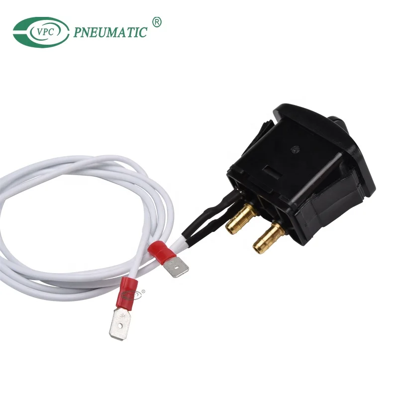 Airlift switch Pneumatic Electric 3013-5 Air Ride Suspension Manual  Paddle Valve Switch with wiring for 1/4 tube