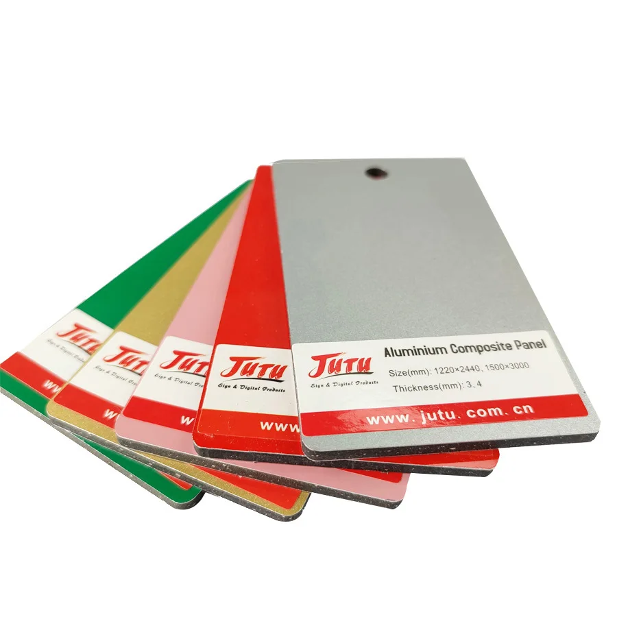 Огнеупорное украшение 3 мм 4 мм ACP ACM лист алюминиевая композитная панель