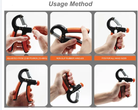 
10-40 Kg Adjustable Gripper Gym Power Exercises hand exerciser grips trengthener 
