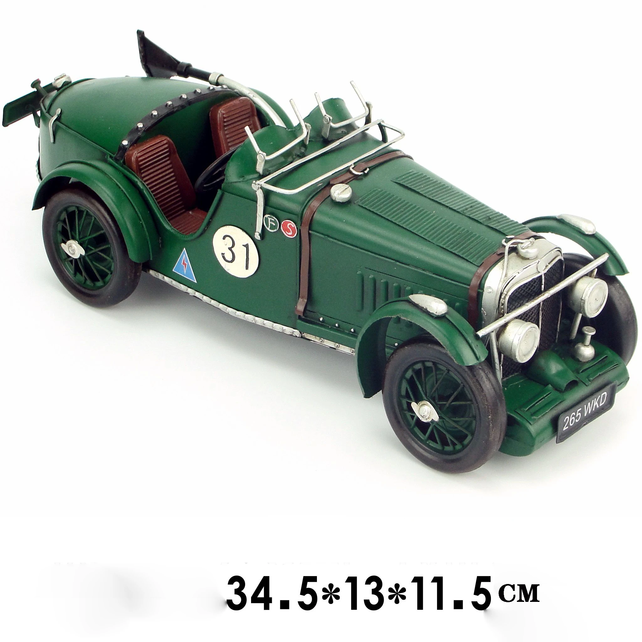 Высокое качество Лидер продаж американский Ретро Железный искусство 1933 мг Grand Prix спортивный автомобиль классический украшение для дома подарок ручной