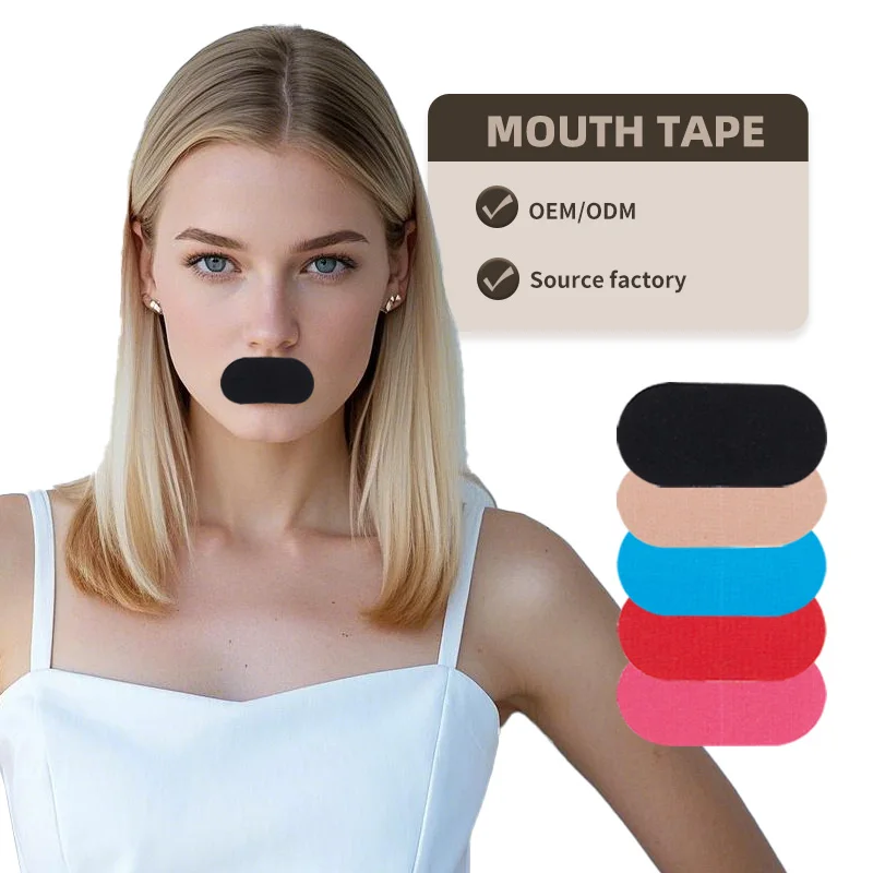 wholesale Mouth Tape Cotton Oral Breathing Mouth Tape and Snoring Tape Night Sleep Snoring Oral Strips in stock