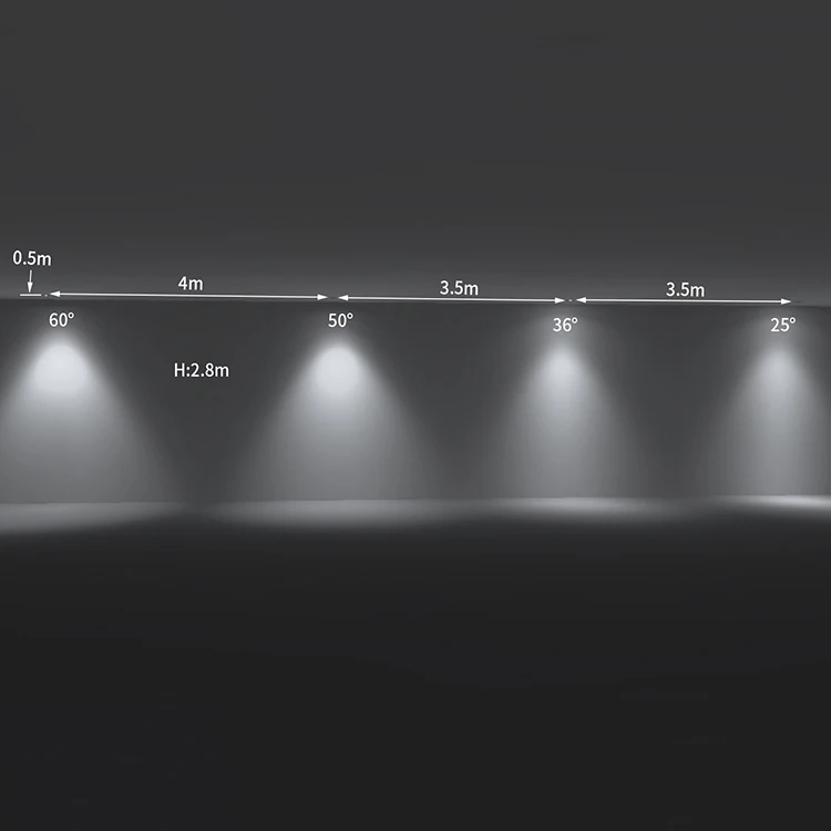 High Quality Indoor Living Room Recessed Mount Cob Aluminum IP44 6 8 W LED Spotlight