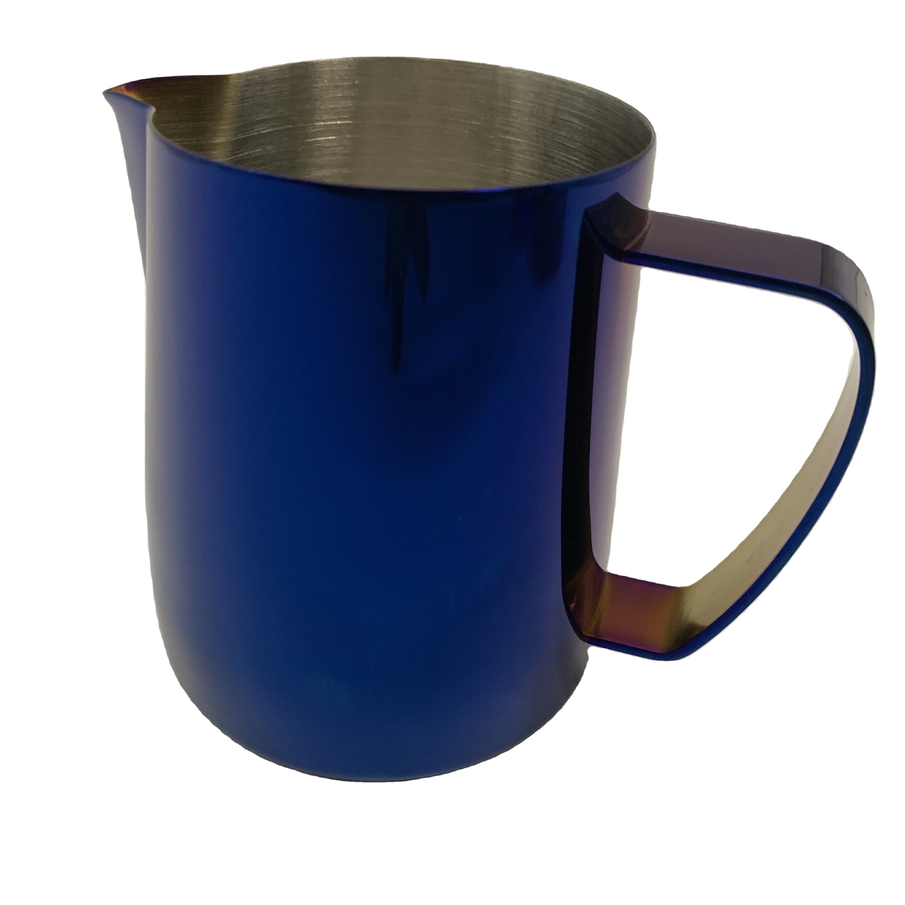 Making coffee cappuccino stainless steel milk coffee frothing pot 250ml espresso