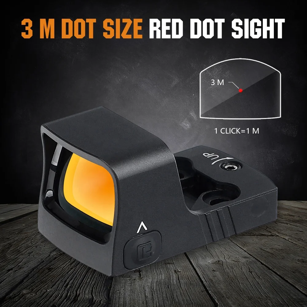 Ohhunt OEM 20mm Mount Open Reflex Red Dot Sight IPX67 Waterproof Shake Awake Mini Red dot Sights